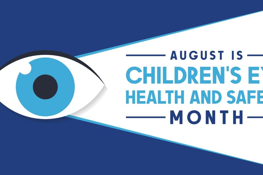Children's Eye Health and Safety Month Graphic